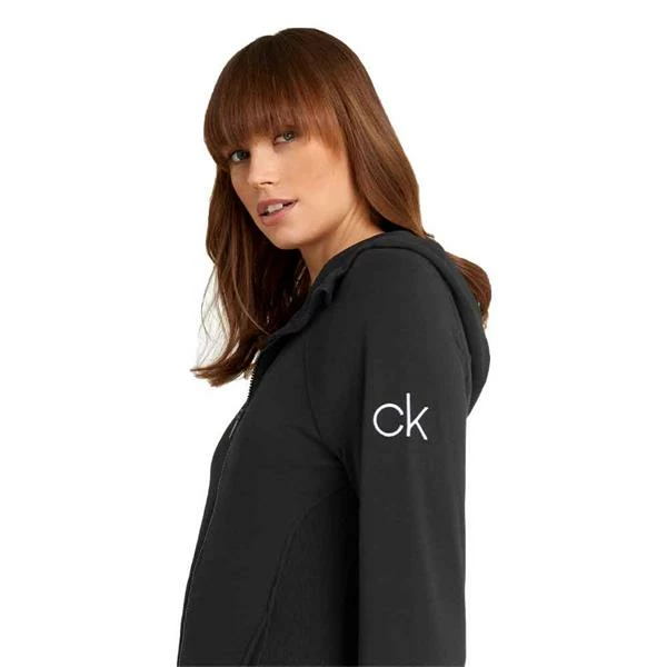Calvin Klein Golf Ladies Chill Force Full Zip Hoodie Black 7 Calvin Klein Golf Ladies Chill Force Full Zip Hoodie Black - Image 5