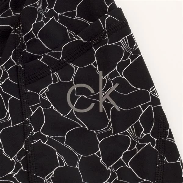 Calvin Klein Golf Ladies Capri Leggings 20" Black - White 6 Calvin Klein Golf Ladies Capri Leggings 20" Black - White - Image 4