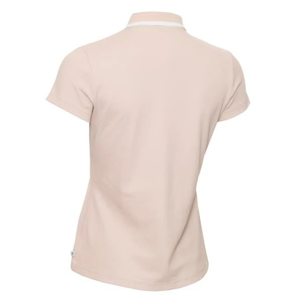 Calvin Klein Golf Ladies Ness Cap Sleeve Polo Fossil 4 Calvin Klein Golf Ladies Ness Cap Sleeve Polo Fossil - Image 2
