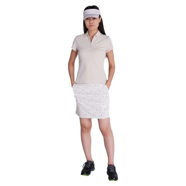 Calvin Klein Golf Ladies Ness Cap Sleeve Polo Fossil 7 Calvin Klein Golf Ladies Ness Cap Sleeve Polo Fossil - Image 5