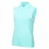Calvin Klein Golf Ladies Cedar Sleeveless Polo Shirt Light Opal