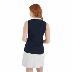 Calvin Klein Golf Ladies Delaware Sleeveless Polo Shirt Navy -Cheap Footwear Store P CKLS23776CALVINKLEINSHIRTNAVYLADIES 3 L
