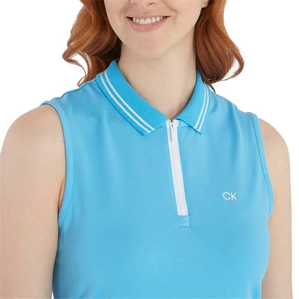 Calvin Klein Golf Ladies St. Regis Sleeveless Dress Herit Blue 8 Calvin Klein Golf Ladies St. Regis Sleeveless Dress Herit Blue - Image 6