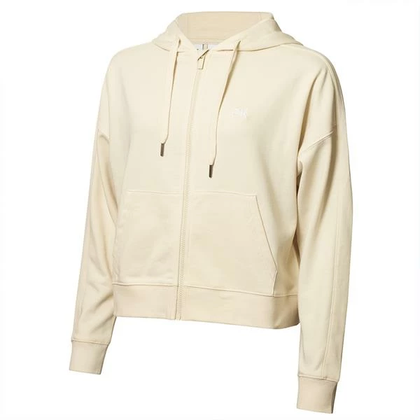 Calvin Klein Golf Ladies Capa Full Zip Hoodie Birch 3 Calvin Klein Golf Ladies Capa Full Zip Hoodie Birch