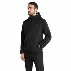 Calvin Klein Golf Gents Ultron Hooded Jacket Black -Cheap Footwear Store P CKMA20422CALVINKLEINJACKETBLACKGENTS 4 L