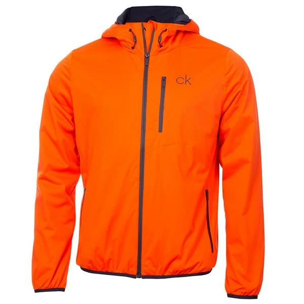 Calvin Klein Golf Gents Ultron Hooded Jacket Blaze 3 Calvin Klein Golf Gents Ultron Hooded Jacket Blaze