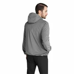 Calvin Klein Golf Gents Ultron Hooded Jacket Grey Marl -Cheap Footwear Store P CKMA20422CALVINKLEINJACKETGREYMARLGENTS 5 L