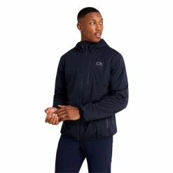 Calvin Klein Golf Gents Ultron Hooded Jacket Navy -Cheap Footwear Store P CKMA20422CALVINKLEINJACKETNAVYGENTS 7 L