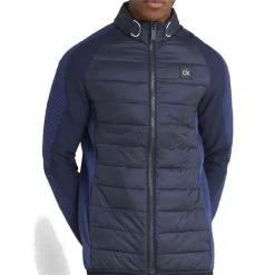 Calvin Klein Golf Gents Dynamo Tech Knit Jacket Navy -Cheap Footwear Store P CKMA21534CKGOLFGENTSDYNAMOTECHKNITJACKETNAVY 2 L