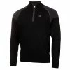 Calvin Klein Golf Gents Pico ¼ Zip Lined Sweater Black