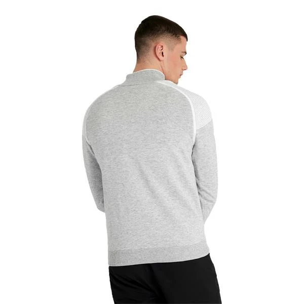 Calvin Klein Golf Gents Pico ¼ Zip Lined Sweater Silver Marl 6 Calvin Klein Golf Gents Pico ¼ Zip Lined Sweater Silver Marl - Image 4