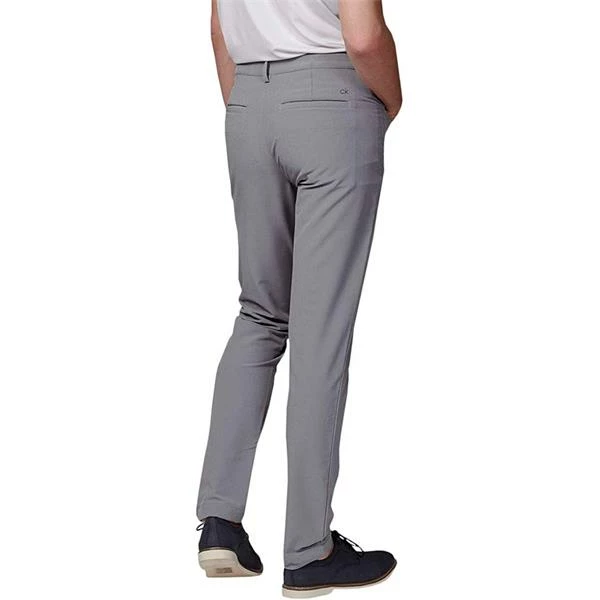 Calvin Klein Golf Gents 4-Way Slim Fit Stretch Trousers Silver 6 Calvin Klein Golf Gents 4-Way Slim Fit Stretch Trousers Silver - Image 4