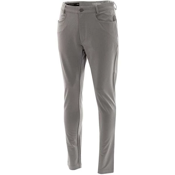 Calvin Klein Golf Gents 4-Way Slim Fit Stretch Trousers Silver 3 Calvin Klein Golf Gents 4-Way Slim Fit Stretch Trousers Silver