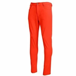 Calvin Klein Golf Gents 4 Way Slim Fit Stretch Trousers Fiery Red