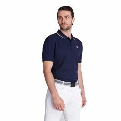 Calvin Klein Golf Gents Snead Polo Shirt Navy -Cheap Footwear Store P CKMS21481CALVINKLEINSHIRTNAVYGENTS 4 L