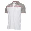 Calvin Klein Golf Gents Nelson Polo Shirt White Grey Marl