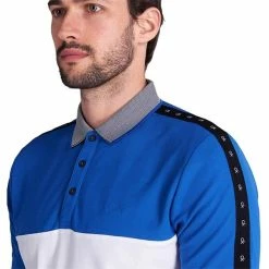 Calvin Klein Golf Gents Trevino Polo White - Nautical Blue 11 Calvin Klein Golf Gents Trevino Polo White - Nautical Blue -Cheap Footwear Store P CKMS21496CKGOLFGENTSTREVINOPOLOWHITENAUTBLUE 4 L