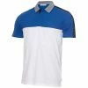 Calvin Klein Golf Gents Trevino Polo White - Nautical Blue -Cheap Footwear Store P CKMS21496CKGOLFGENTSTREVINOPOLOWHITENAUTBLUE L