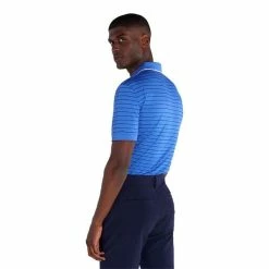 Calvin Klein Golf Gents Bolsa Stripe Polo Shirt Ocean Blue -Cheap Footwear Store P CKMS22530CALVINKLEINSHIRTOCEANBLUEGENTS 3 L
