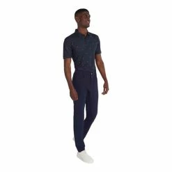 Calvin Klein Golf Gents Monogram Pique Polo Shirt Navy Arctic Ice -Cheap Footwear Store P CKMS22532CALVINKLEINSHIRTNAVYARCTICICEGENTS 4 L