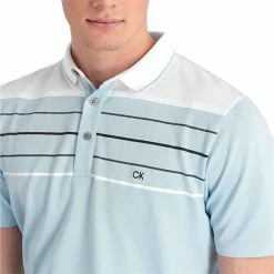 Calvin Klein Golf Gents Pacific Grove Polo Shirt Arctic Ice -Cheap Footwear Store P CKMS22533CALVINKLEINSHIRTARCTICICEGENTS 5 L