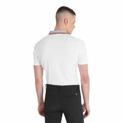 Calvin Klein Golf Gents Monterey Polo Shirt White Cardinal Red -Cheap Footwear Store P CKMS22535CALVINKLEINSHIRTWHITECARDINALREDGENTS 11 L