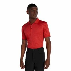 Calvin Klein Golf Gents Course Print Polo Shirt Cardinal Red -Cheap Footwear Store P CKMS22536CALVINKLEINSHIRTCARDINALREDGENTS 2 L