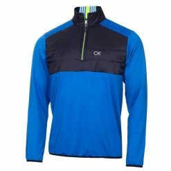 Calvin Klein Golf Gents Forest Lake ½ Zip Top Ocean Blue