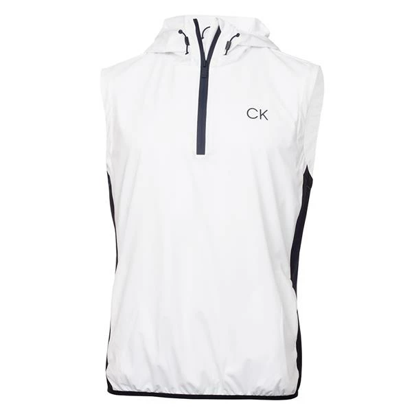 Calvin Klein Golf Gents Pebble Gilet White 3 Calvin Klein Golf Gents Pebble Gilet White
