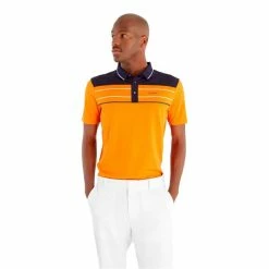 Calvin Klein Golf Gents Blackwater Polo Shirt Orange -Cheap Footwear Store P CKMS23746CALVINKLEINSHIRTORANGEGENTS 2 L