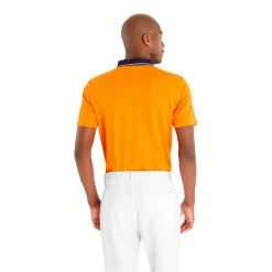 Calvin Klein Golf Gents Blackwater Polo Shirt Orange -Cheap Footwear Store P CKMS23746CALVINKLEINSHIRTORANGEGENTS 3 L