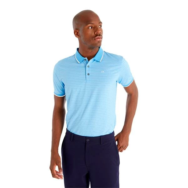 Calvin Klein Golf Gents Sudbury Polo Shirt Boy Blue Marl 5 Calvin Klein Golf Gents Sudbury Polo Shirt Boy Blue Marl - Image 3