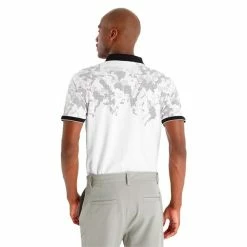 Calvin Klein Golf Gents Nashua Printed Polo Shirt White - Black -Cheap Footwear Store P CKMS23749CALVINKLEINSHIRTWHITEBLACKGENTS 3 L