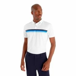 Calvin Klein Golf Gents Parker Polo Shirt White - Blue 10 Calvin Klein Golf Gents Parker Polo Shirt White - Blue -Cheap Footwear Store P CKMS23752CALVINKLEINSHIRTWHITEBLUEGENTS 2 L