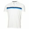 Calvin Klein Golf Gents Parker Polo Shirt White - Blue -Cheap Footwear Store P CKMS23752CALVINKLEINSHIRTWHITEBLUEGENTS L
