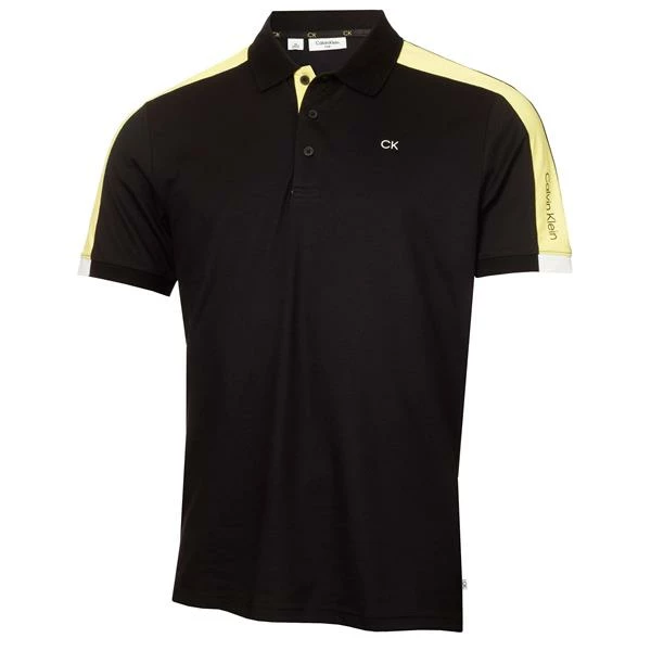 Calvin Klein Golf Gents Miles Polo Shirt Black 3 Calvin Klein Golf Gents Miles Polo Shirt Black