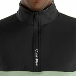 Calvin Klein Golf Gents Malden ¼ Zip Camo Green -Cheap Footwear Store P CKMS23759CALVINKLEINTOPCAMOGREENGENTS 5 L