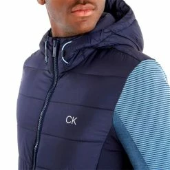Calvin Klein Golf Gents Dynamo Hooded Jacket Navy -Cheap Footwear Store P CKMS23763CALVINKLEINJACKETNAVYGENTS 5 L