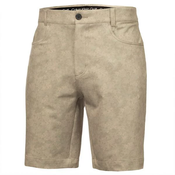 Calvin Klein Golf Gents Printed Genius 4-Way Stretch Shorts Camo Green 3 Calvin Klein Golf Gents Printed Genius 4-Way Stretch Shorts Camo Green