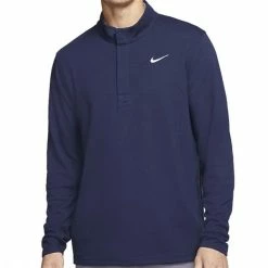 Nike Gents Dri-Fit Half Zip Top Navy (419)
