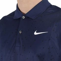 Nike Gents Dri-Fit Victory Printed Polo Shirt Navy (410) -Cheap Footwear Store P CU9841NIKESHIRTNAVY410GENTS 5 L