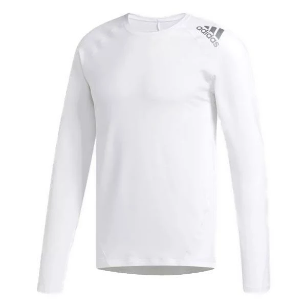 ADIDAS Gents Climawarm Crew Baselayer White 3 ADIDAS Gents Climawarm Crew Baselayer White