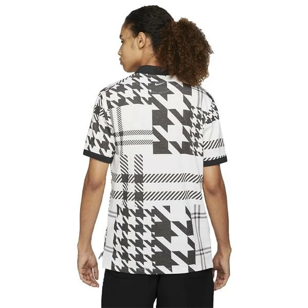 Gents The Nike Polo Shirt Slim Fit Plaid White (100) 4 Gents The Nike Polo Shirt Slim Fit Plaid White (100) - Image 2