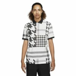 Gents The Nike Polo Shirt Slim Fit Plaid White (100)