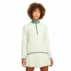 Nike Ladies Therma-FIT Victory Long Sleeve ½ Zip Top Seafoam (017)