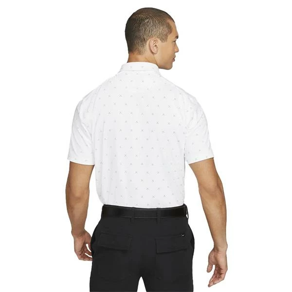 Nike Gents Dri-Fit Player Printed Polo Shirt White (100) 4 Nike Gents Dri-Fit Player Printed Polo Shirt White (100) - Image 2