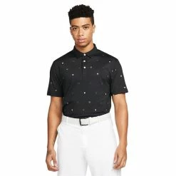 Nike Gents Dri-FIT Player Heritage Polo Shirt Black (010)