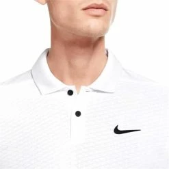 Nike Gents Dri-FIT Vapor Texture Polo Shirt White (100) -Cheap Footwear Store P DH0814NIKESHIRTWHITE100GENTS 2 L