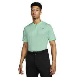 Nike Gents Dri-FIT Victory Blade Polo Shirt Mint Foam - Obsidian (379)