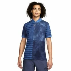 Gents The Nike Polo Shirt Dark Marina Blue (407)
